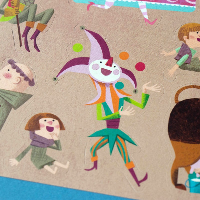 <p>100 pegatinas de la época medieval</p>